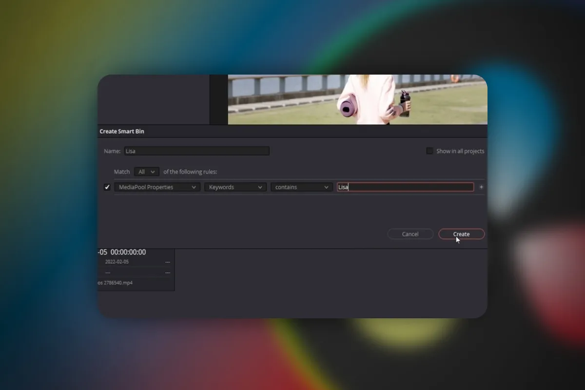 DaVinci Resolve: 3.1 | Media Page