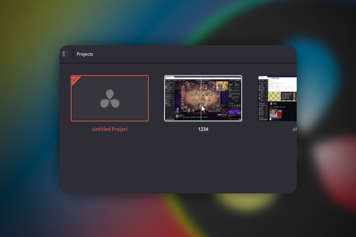 DaVinci Resolve: 4.7 | Lagre prosjektet