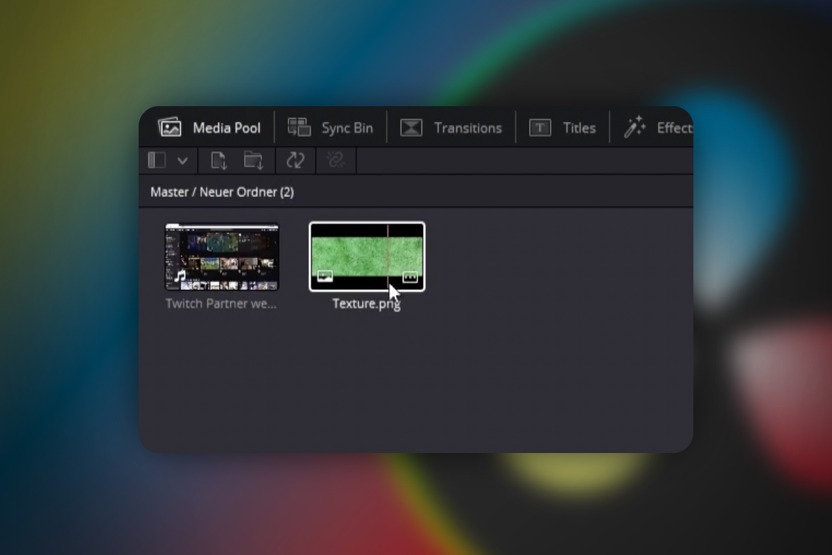 DaVinci Resolve: 5.1 | Importere filer