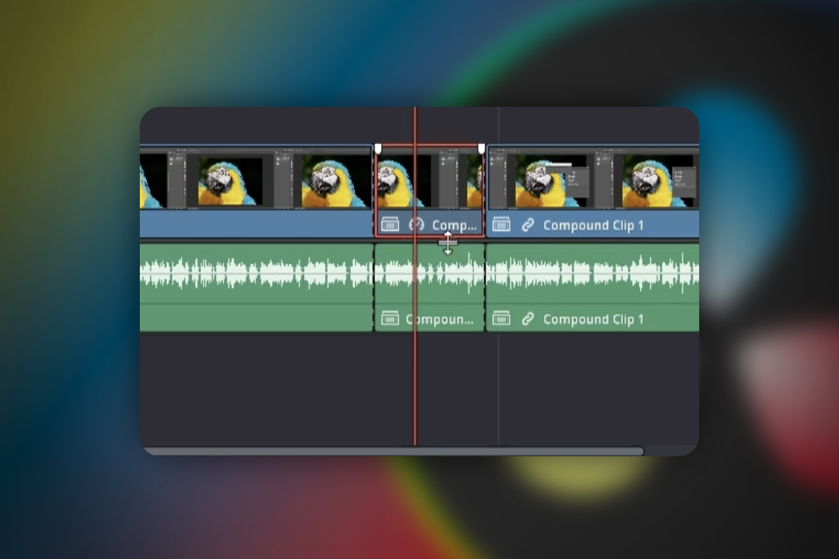 DaVinci Resolve: 5.7 | Juster lydhastigheten for klippet