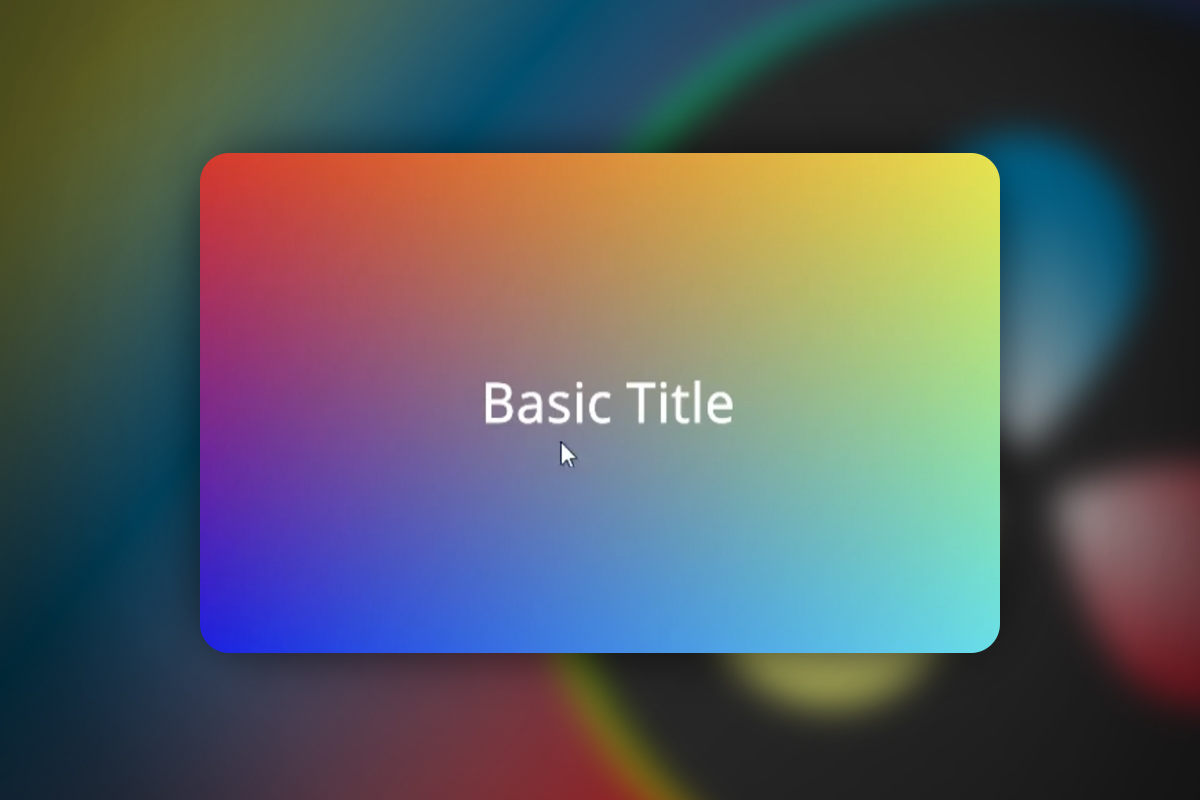DaVinci Resolve: 5.12 | Opprett bakgrunn i farger