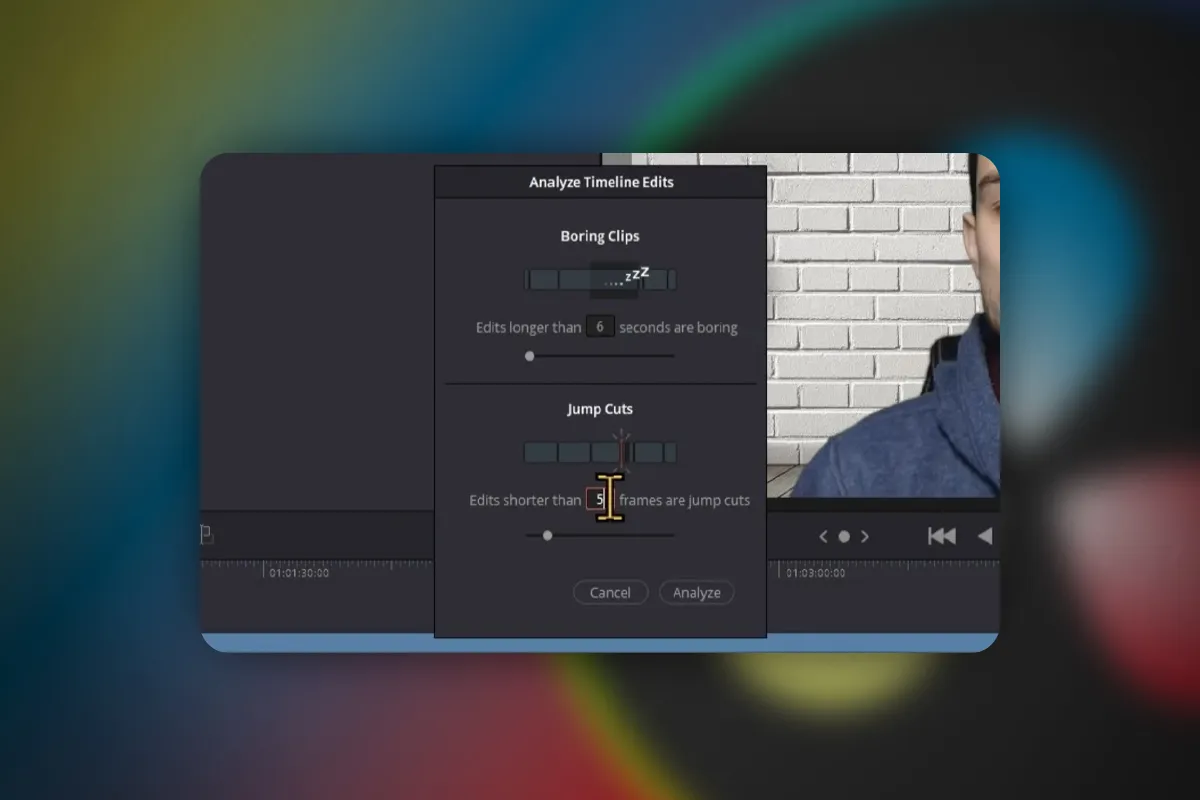 DaVinci Resolve: 5.17 | Tool gegen Langweilige Videos