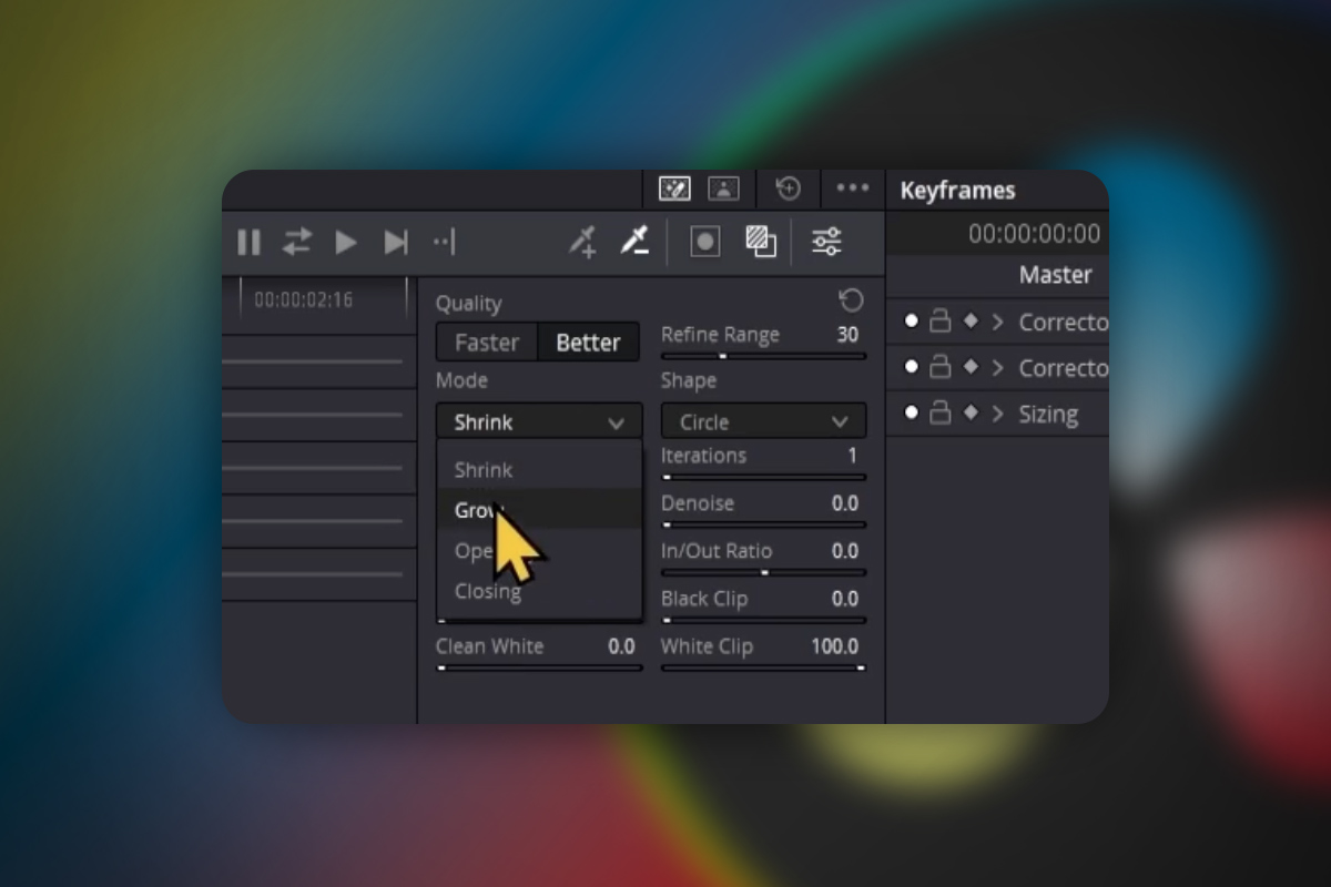 DaVinci Resolve: 5.21 | Klipp ut person