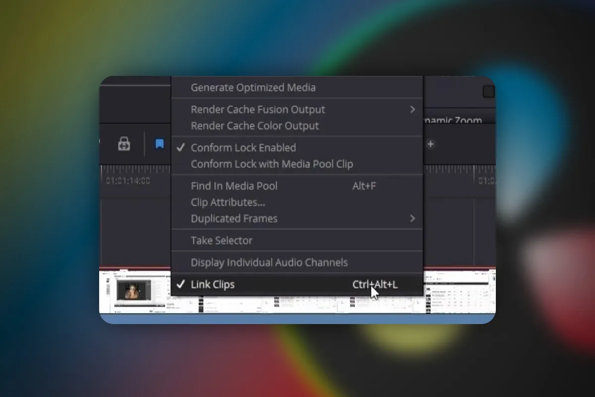 DaVinci Resolve: 7.3 | 비디오의 오디오 분리 및 연결