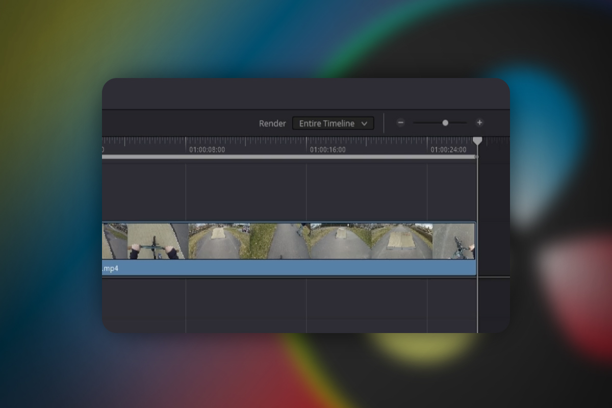 DaVinci Resolve: 8.9 | Redusere videostørrelsen