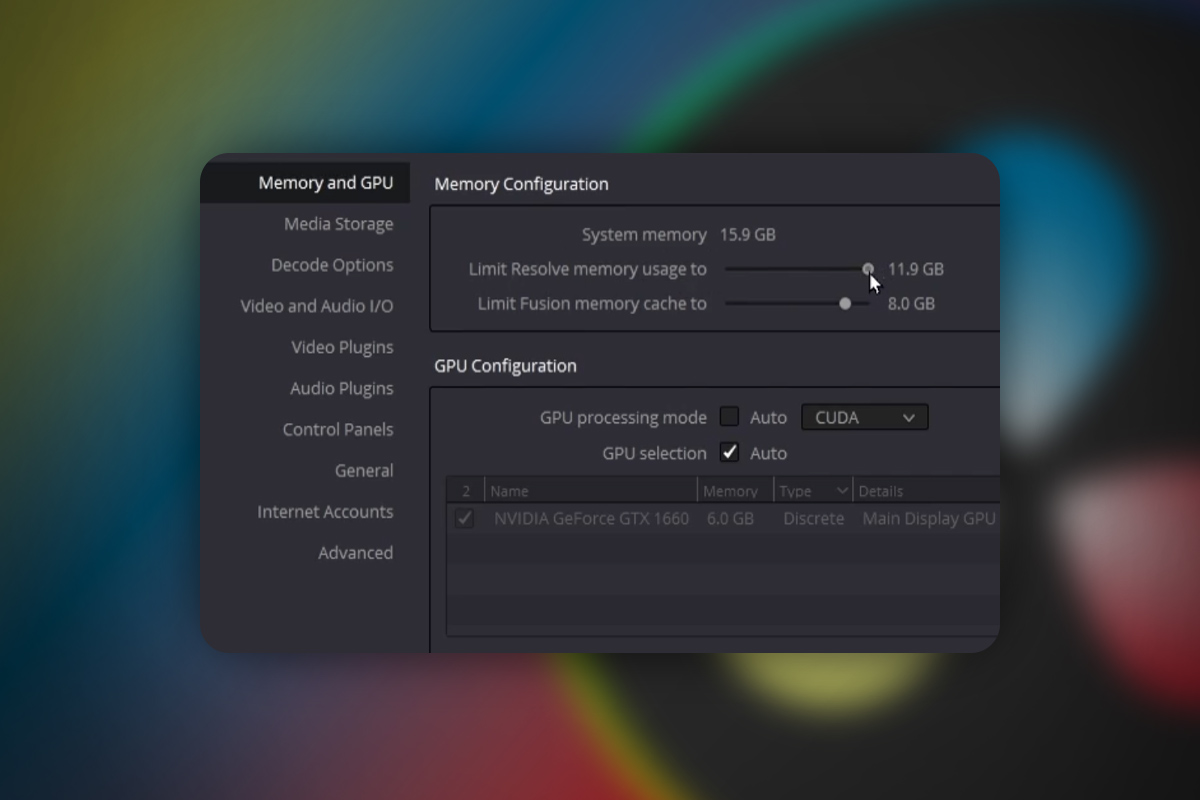 DaVinci Resolve: 9.8 | Render Job 1 feilet kunne ikke finne egnet kodek