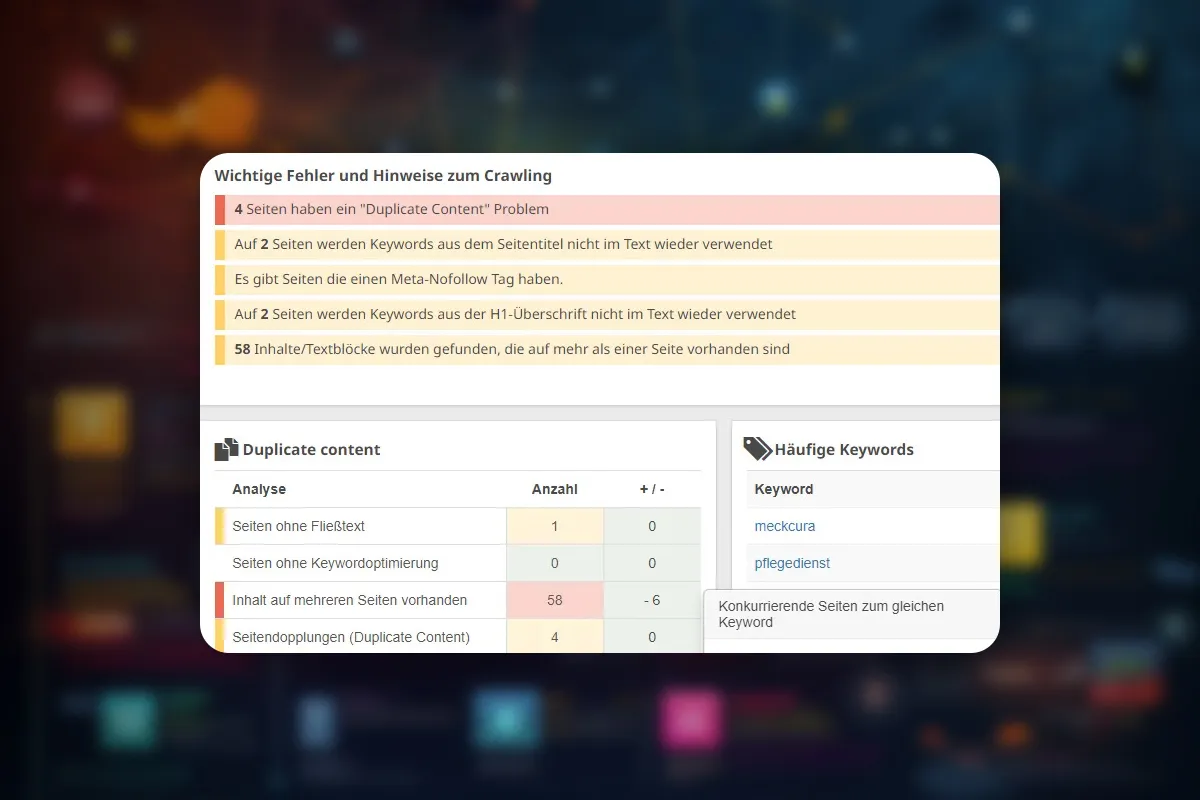 SEO: 11 | Weitere Fehler finden und Maßnahmen ableiten