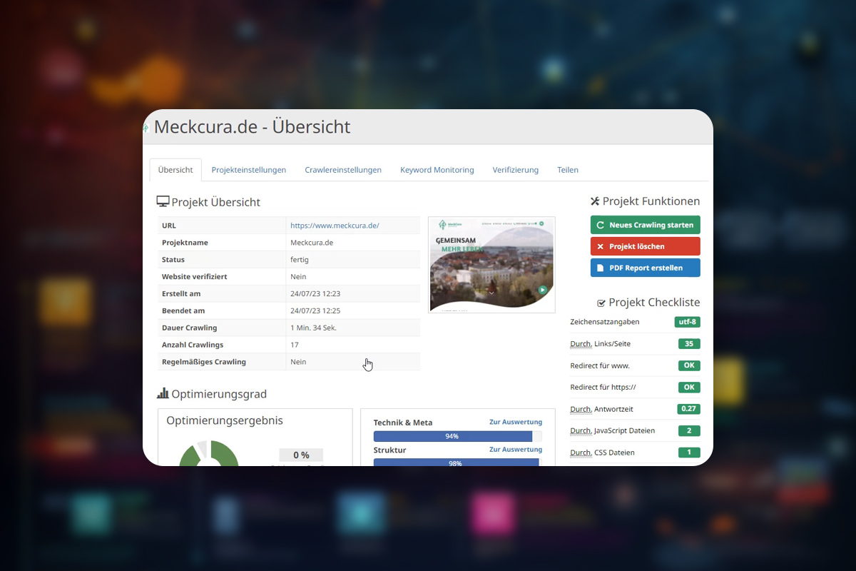 SEO: 12 | Siste arbeid på pleietjenestenettstedet