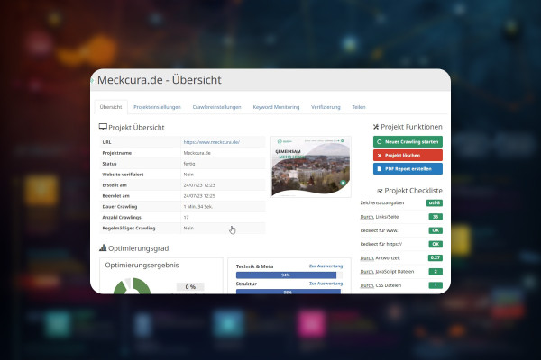SEO: 12 | Siste arbeid på pleietjenestenettstedet