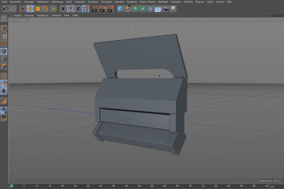 Praktik i Cinema 4D - Modellera och belysa en rymdstation: 03 Takanslutning