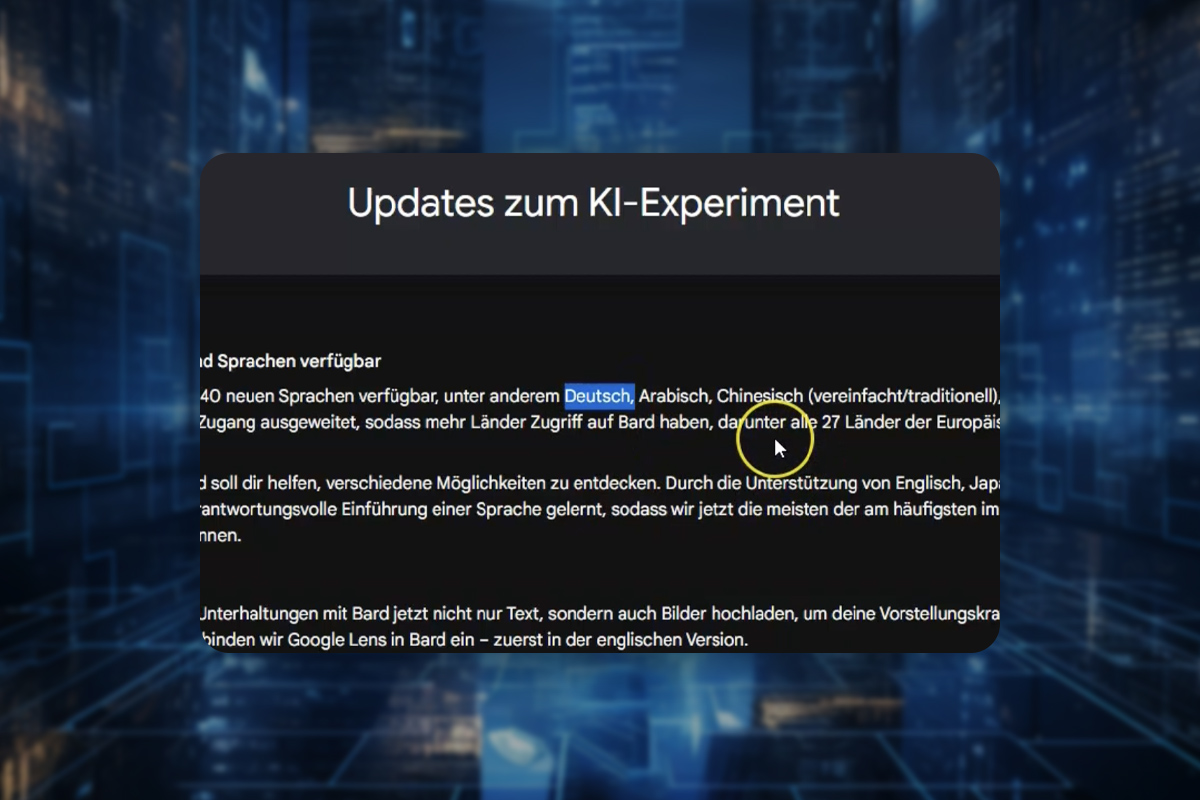 Google Gemini: 2.2 | UPDATE: Gemini auf Deutsch