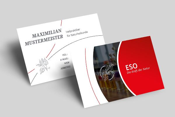 Käyntikorttipohja vaihtoehtoisille lääketieteille ja terapeuteille
