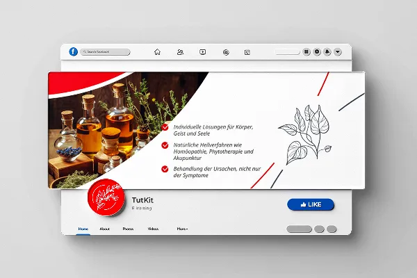 Facebook-Titelbild-Vorlage für alternative Medizin & Heilpraktiker