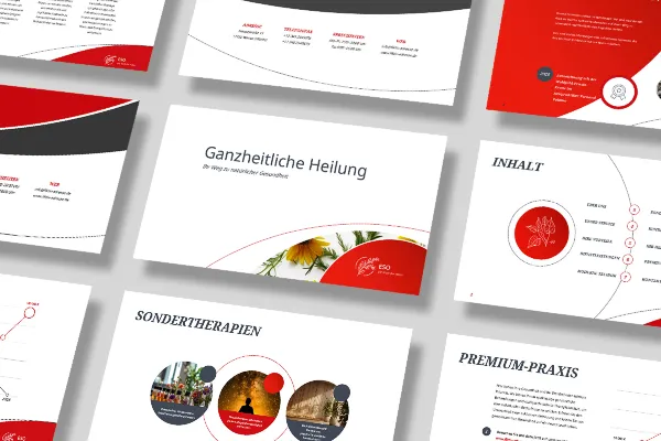 Presentatiesjabloon voor alternatieve geneeskunde & natuurgeneeskundige