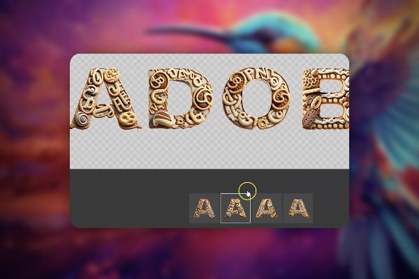 Adobe Firefly: 3.6 | Teksteffekter fra Adobe Ai