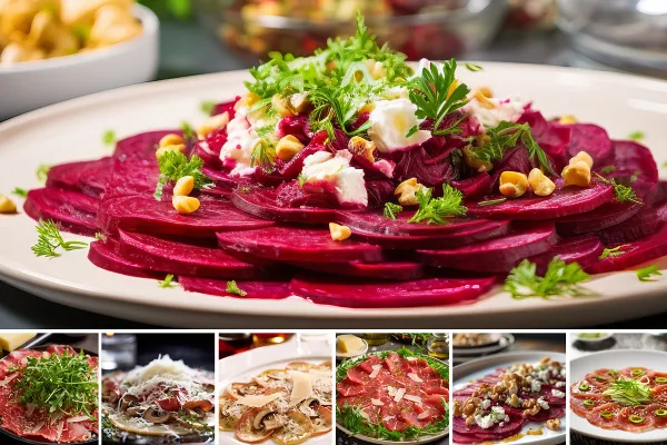 Carpaccio – 30 Bilder von Vorspeisen für Speisekarten