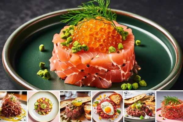 Tartar - Menüler için 21 çeşit ön yemek fotoğrafı
