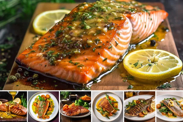 Рыба - 54 изображения основных блюд для меню.