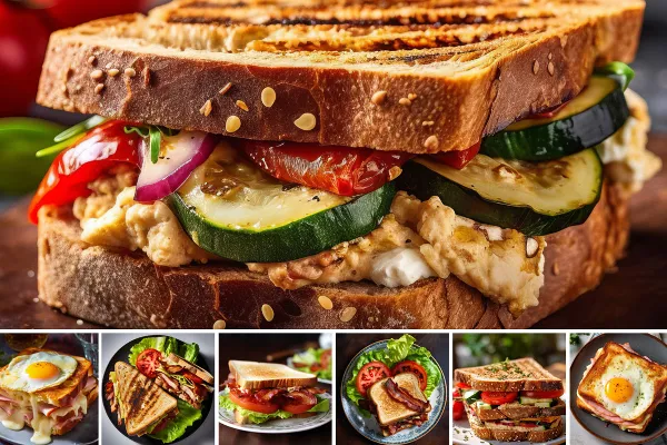 Сендвічі – 50 зображень основних страв для меню