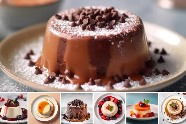 Panna Cotta - 20 φωτογραφίες γλυκών για μενού.