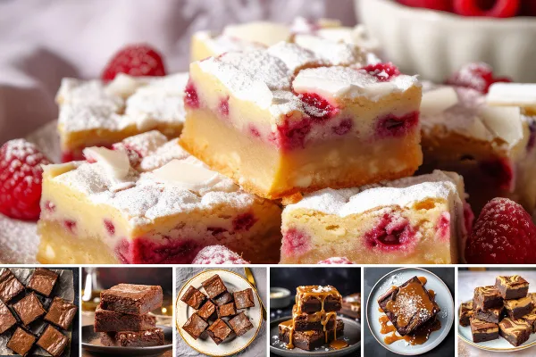 Brownies - 26 billeder af desserter til menukort