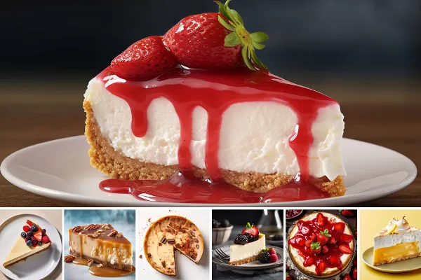 Cheesecake - Menüler için tatlılar için 32 resim