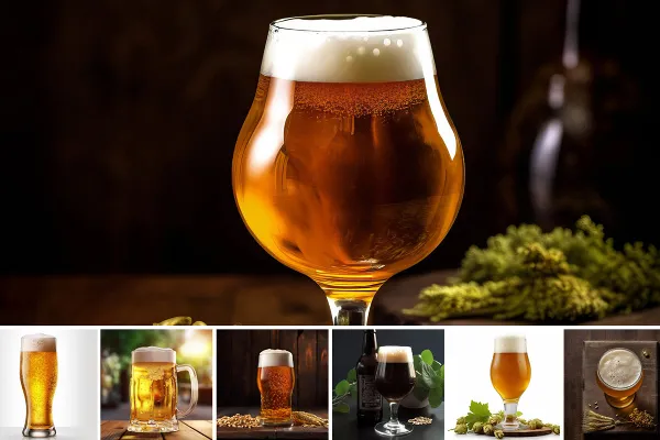 Bier – 25 Bilder von Getränken für Speisekarten