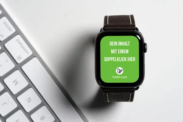 Photoshop-Mockup-Vorlage für eine Uhr, Apple Watch – Version 2