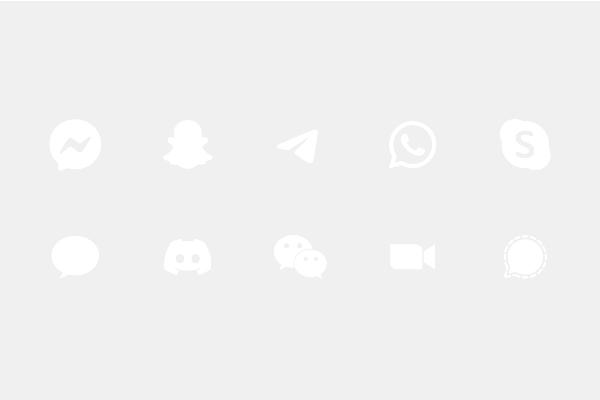 Icons weiß einzel