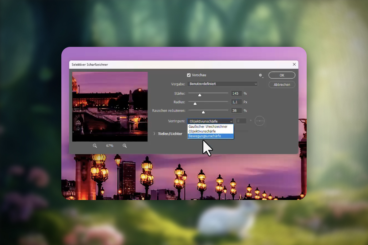 AI en Photoshop: 5 | Enfocar imágenes sin AI - 4 herramientas para fotos más nítidas