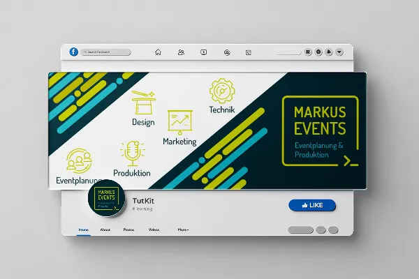 Facebook-titelbilledskabelon til eventarrangører og -ledere