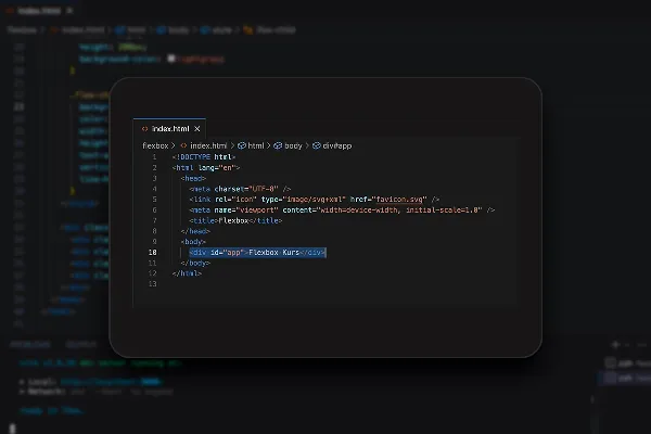 Flexbox-Layout: 2.2 | Vytvoření počátečního projektu