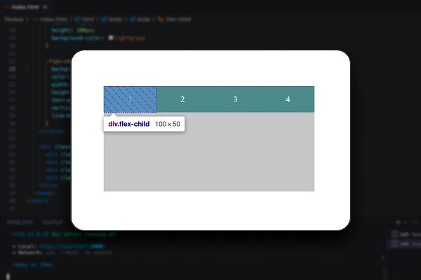 Flexbox layout : 3.1 | Estructura del ejemplo