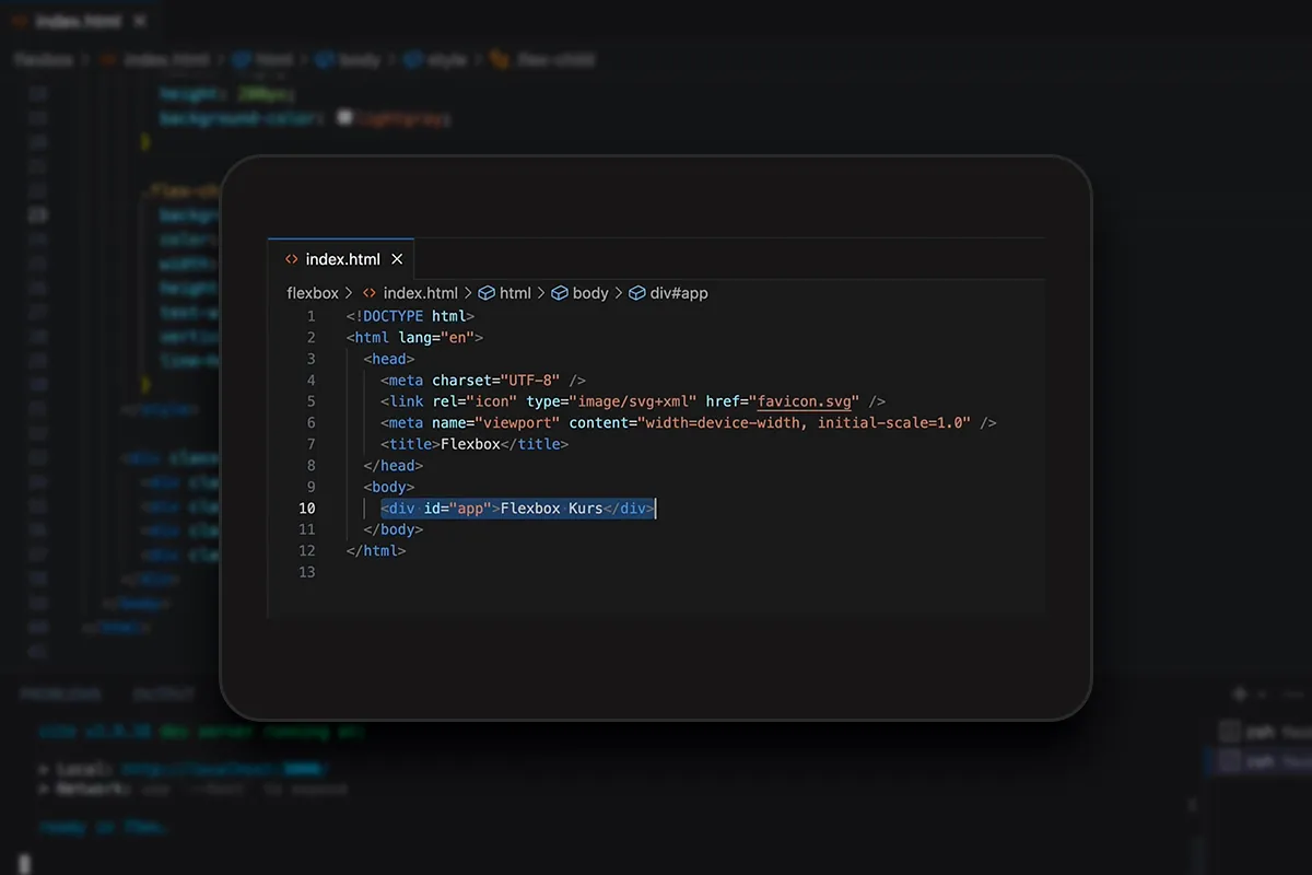 Flexbox-Layout : 3.2 | Rozložení prvků dítě rovnoměrně rozložit