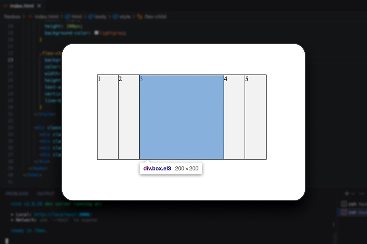 Flexbox-oppsett: 3.3 | Øvelse for å fordele plass til barneelementer