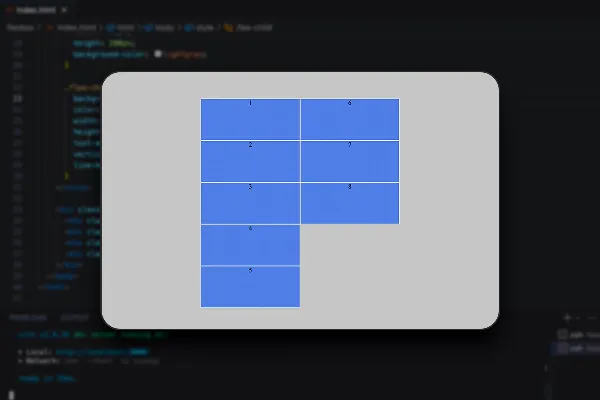 Flexbox rozložení: 3.14 | Vlastnost flex-flow