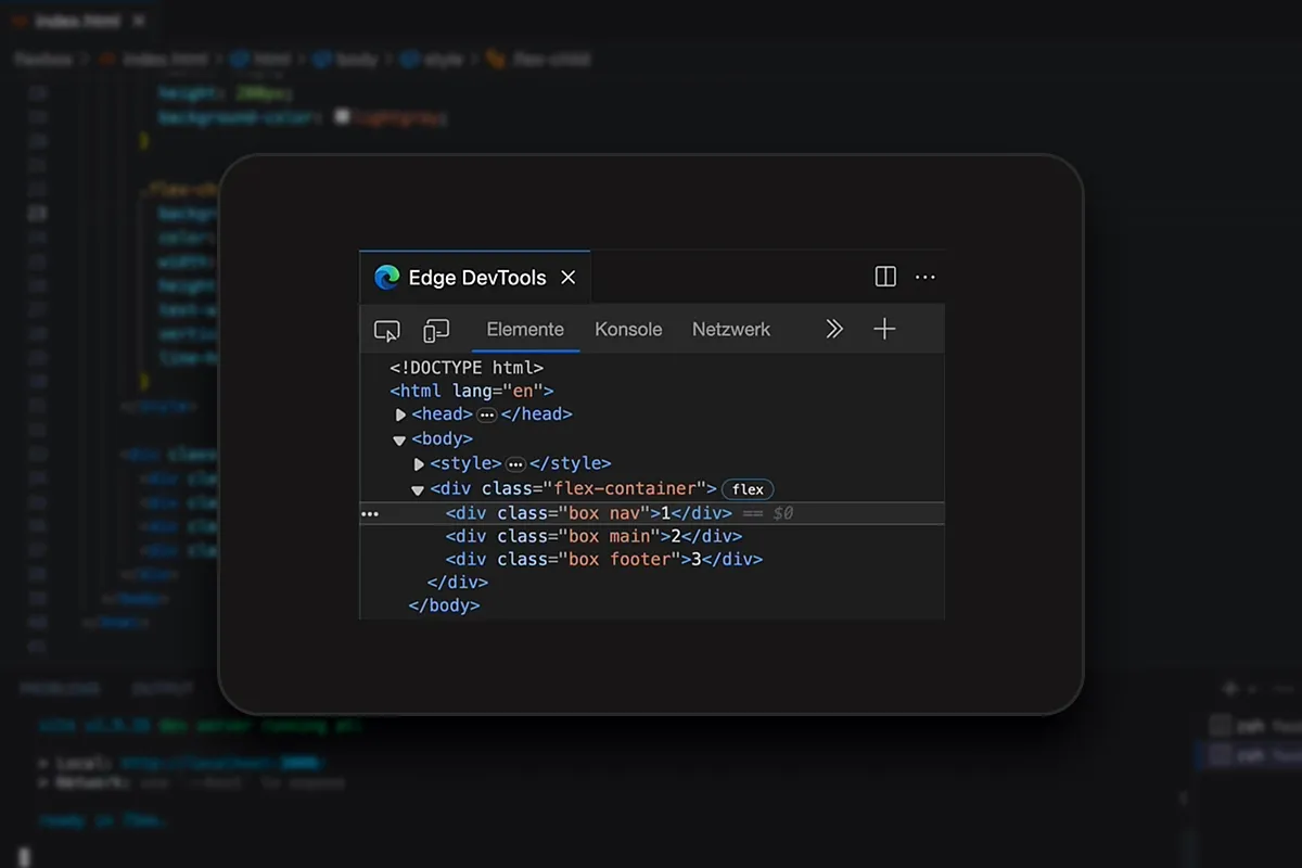 Flexbox-Layout : 3.17 | Pořadí a obrácený směr