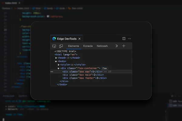 Flexbox-Layout : 3.17 | Pořadí a obrácený směr