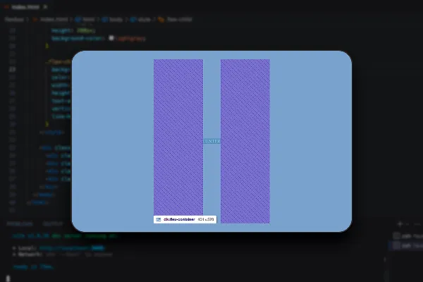 Flexbox layout: 4.1 | Středění