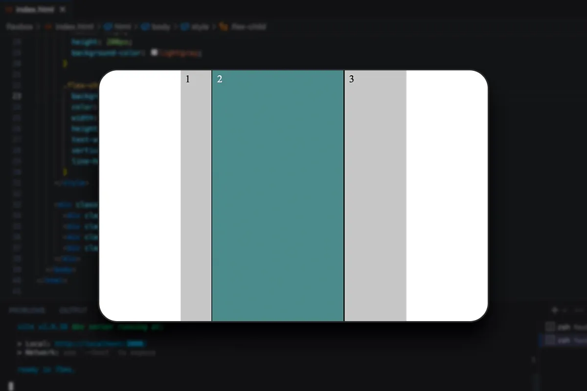 Flexbox-Layout : 4.2 | 3 Spalten 3 Zeilen