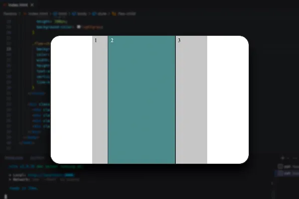 Flexbox-Layout: 4.2 | 3 sloupce 3 řádky