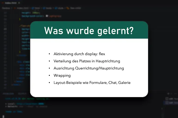 Flexbox-Layout : 5 | Fazit und Ausblick