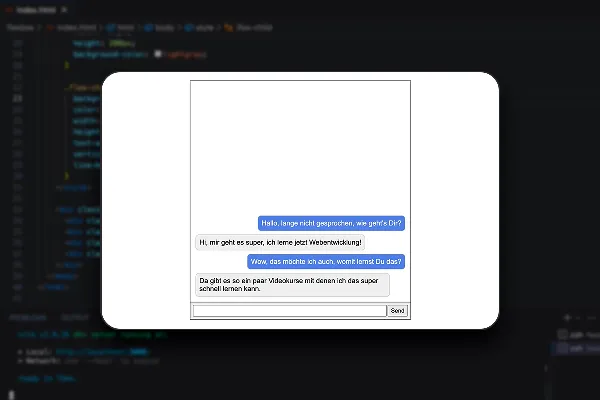 Flexbox-Layout: 4.5 | Chat-Layout

Flexbox-Layout: 4.5 | Chat-Layout