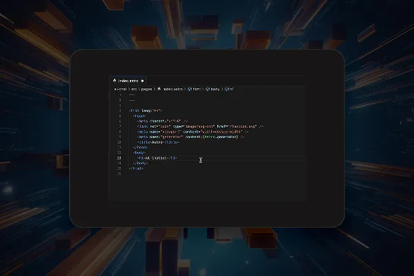 OpenAI-API: 3.1 | Vytvoření základního AstroJS projektu