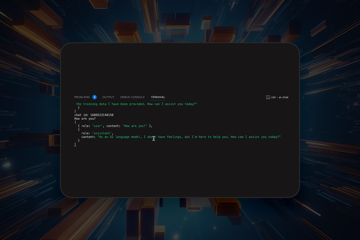 OpenAI-API: 3.8 | Reimpostare la chat
