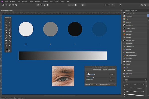 Mejorar fotos en Affinity Photo: 03 | Enfocar imagen