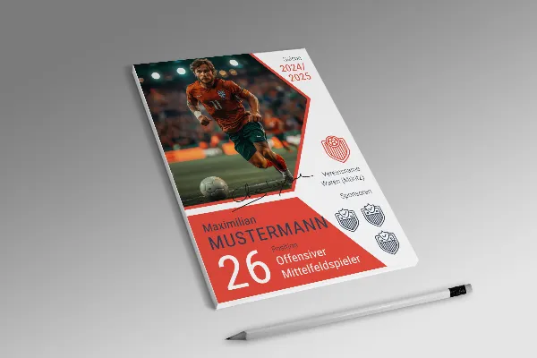 Modelos de design para o seu clube esportivo - Vol. 2: Cartão de autógrafos.
