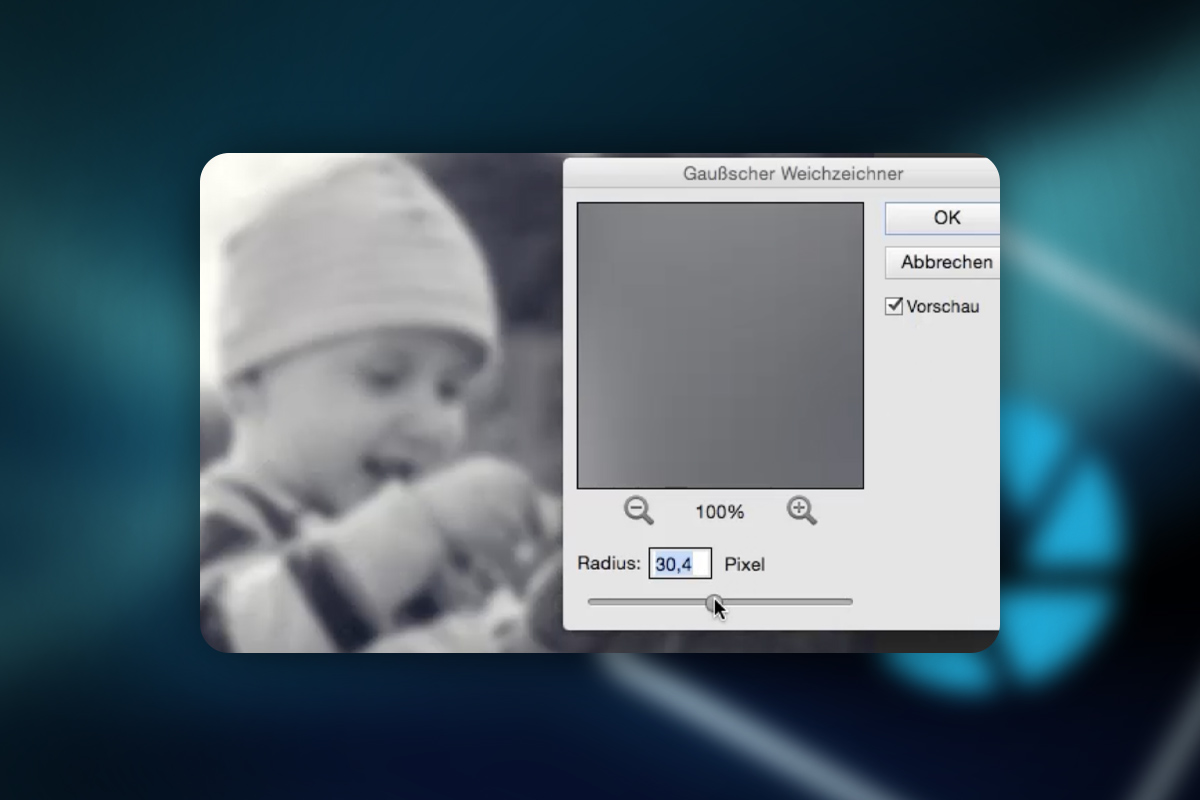 Photoshop Elements : 11.3 | Filtre de flou gaussien