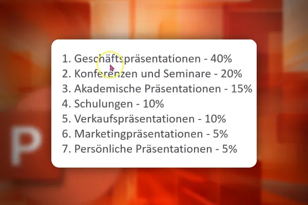 PowerPoint-Kurs: 2.2 | Einleitung – Redeangst und Pareto