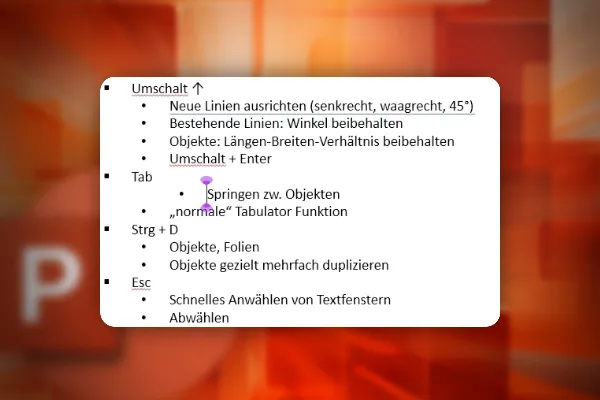 PowerPoint-Kurs: 3.3 | Die wertvollsten Tastenkombinationen (Teil zwei)